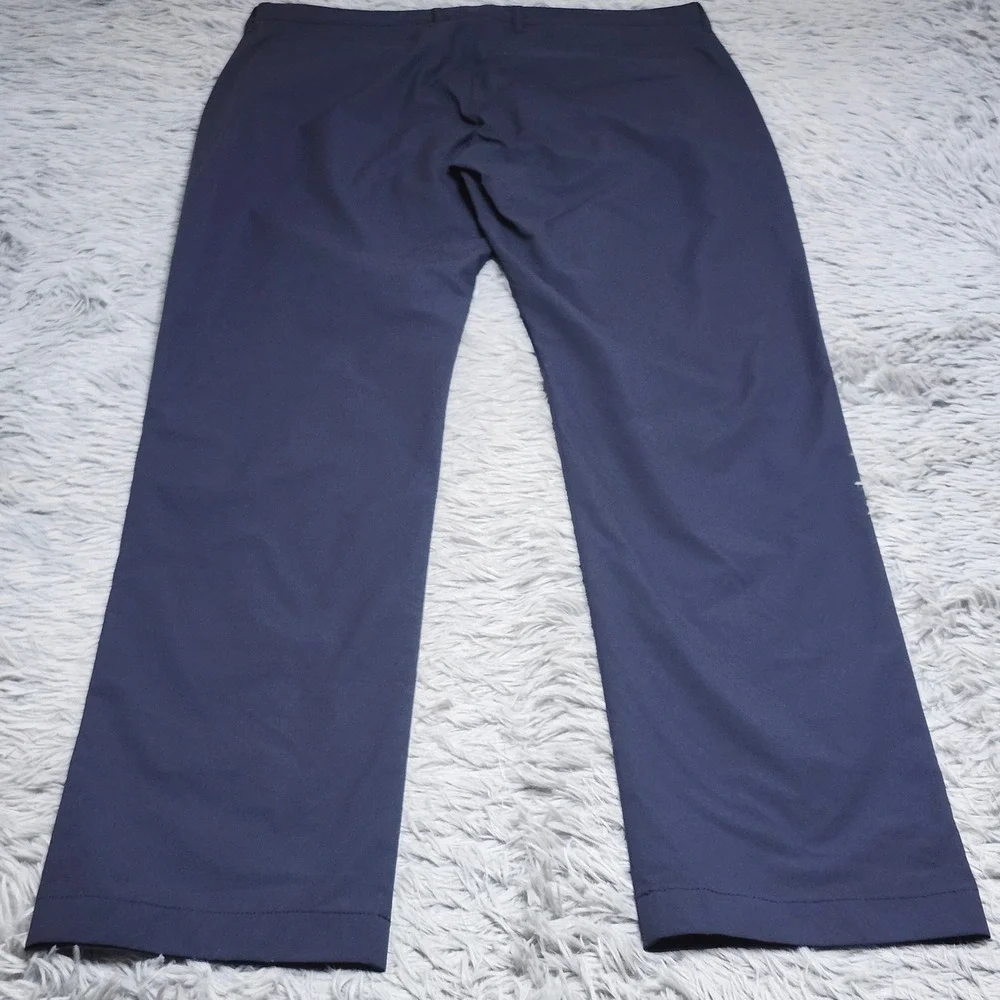 J Crew Flex Chino Pants Mens 34x34 Lightweight Straight Fit Navy Blue W34 L34 J.